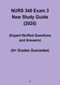 NURS 340 Exam 3 New Study Guide &ndash; Community & Psychiatric Nursing Review