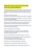 NURS 663 STUDY GUIDE 2026 QUESTIONS WITH SOLUTIONS GRADED A&plus;