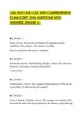 CSA W47&period;1 AND CSA W59 COMPREHENSIVE EXAM SCRIPT 2026 QUESTIONS WITH ANSWERS GRADED A&plus;