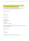 ACAS Best Practice Knowledge Exam 4 &lpar;Latest Update 2026&rpar; With Correct Answers &vert;Solutions &vert;Already A&plus; Graded