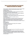 FDNY G-60 TORCH OPERATIONS STUDY EXAM WITH COMPLETE SOLUTIONS 100&percnt; VERIFIED&excl;&excl;