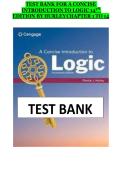 Introduction to Logic &lpar;14th Edition&rpar; by Patrick J&period; Hurley &ndash; Chapters 1&ndash;14 &ndash; Complete Test Bank with Questions and Answers