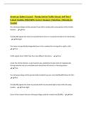 American Safety Council - Florida Online Traffic School&colon; Self Test 7 &lpar;Latest Update 2026&rpar; With Correct Answers &vert;Solutions &vert;Already A&plus; Graded