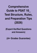 PSAT 10 Comprehensive Study Guide &ndash; Test Structure&comma; Rules & Preparation Tips