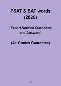 PSAT & SAT Vocabulary List Study Guide &ndash; Essential Words for Test Preparation