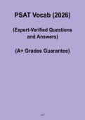 PSAT Vocabulary Study Guide PDF &ndash; Essential PSAT Words for Reading & Writing Prep