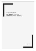 Volledige samenvatting &lpar;slides&comma; lesnotities&comma; handboek&rpar; - Filosofie van de Geneeskunde &lpar;E0183A&rpar;