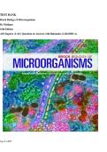 TEST BANK for Biology of Microorganisms &lpar;Madigan&rpar; 16th Edition &ndash; Complete Test Bank for All Chapters &lpar;1&ndash;34&rpar; &vert; Questions & Answers with Rationales &vert; Exam Preparation Material