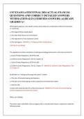 UST EXAM LATEST FINAL 2024 ACTUAL EXAM 110 QUESTIONS AND CORRECT DETAILED ANSWERS WITH RATIONALES &lpar;VERIFIED ANSWERS&rpar; &vert;ALREADY GRADED A&plus;