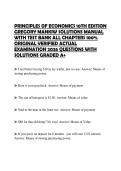 PRINCIPLES OF ECONOMICS 10TH EDITION GREGORY MANKIW SOLUTIONS MANUAL WITH TEST BANK ALL CHAPTERS 100&percnt; ORIGINAL VERIFIED ACTUAL EXAMINATION 2026 QUESTIONS WITH SOLUTIONS GRADED A&plus;