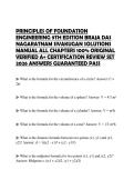 PRINCIPLES OF FOUNDATION ENGINEERING 9TH EDITION BRAJA DAS NAGARATNAM SIVAKUGAN SOLUTIONS MANUAL ALL CHAPTERS 100&percnt; ORIGINAL VERIFIED A&plus; CERTIFICATION REVIEW SET 2026 ANSWERS GUARANTEED PASS