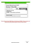 BUNDLE &colon;&colon;&colon; Pearson Edexcel Level 3 GCE History 2025 Combined Question Paper and Mark Scheme