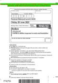 BUNDLE&colon;&colon;&colon;Pearson Edexcel Level 3 GCE Italian Advanced PAPER 2025 Combined Question Paper and Mark Scheme
