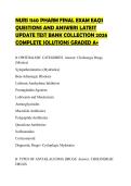 NURS 1140 PHARM FINAL EXAM EAQS QUESTIONS AND ANSWERS LATEST UPDATE TEST BANK COLLECTION 2026 COMPLETE SOLUTIONS GRADED A&plus;