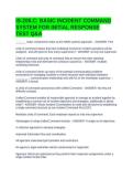 IS-200&period;C&colon; BASIC INCIDENT COMMAND SYSTEM FOR INITIAL RESPONSE TEST Q&A