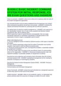 IS-0200&period;C BASIC INCIDENT COMMAND SYSTEM FOR INITIAL RESPONSE&comma; ICS 200 EXAM QUESTIONS AND ANSWERS