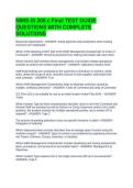NIMS-IS 200&period;c Final TEST GUIDE QUESTIONS WITH COMPLETE SOLUTIONS