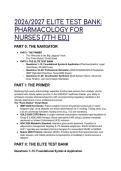2026&sol;2027 Test Bank&colon; Pharmacology for Nurses &lpar;7th Edition&rpar; &vert; NCLEX NGN & Rationales