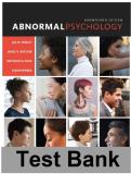 COMPLETE TEST BANK FOR ABNORMAL PSYCHOLOGY 17TH EDITION &ndash; JILL M&period; HOOLEY&comma; JAMES N&period; BUTCHER & MATTHEW K&period; NOCK &vert; FULL CHAPTER EXAMS &vert; DSM-5-TR ALIGNED QUESTIONS &vert; CLINICAL CASE SCENARIOS &vert; VERIFIED ANSWERS &vert; LATEST 2026