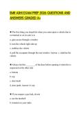 EMR ASHI EXAM PREP 2026 QUESTIONS AND ANSWERS GRADED A&plus;