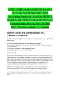 USMC CORPORAL'S COURSE EXAM 1 ACTUAL EXAM 2026&sol;2027 &vert; PME Curriculum Standards &vert; Based on MCDP 1&comma; MCDP 6&comma; MCO P1070&period;12K & MCWP 6-11 &vert; Comprehensive Practice Test &vert; Verified Q&A &vert; Pass Guaranteed - A&plus; Graded