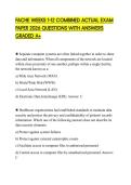 FACHE WEEKS 1-12 COMBINED ACTUAL EXAM PAPER 2026 QUESTIONS WITH ANSWERS GRADED A&plus;