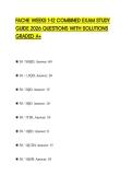 FACHE WEEKS 1-12 COMBINED EXAM STUDY GUIDE 2026 QUESTIONS WITH SOLUTIONS GRADED A&plus;