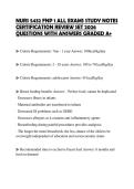 NURS 5432 FNP 1 ALL EXAMS STUDY NOTES CERTIFICATION REVIEW SET 2026 QUESTIONS WITH ANSWERS GRADED A&plus;