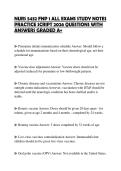NURS 5432 FNP 1 ALL EXAMS STUDY NOTES PRACTICE SCRIPT 2026 QUESTIONS WITH ANSWERS GRADED A