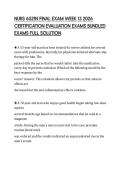 NURS 6521N FINAL EXAM WEEK 13 2026 ACTUAL EXAM PAPER COMPLETE QUESTIONS AND ANSWERS GRADED A&plus;