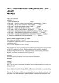 HESI LEADERSHIP EXIT EXAM &lowbar; VERSION 1 &lowbar; 2026 UPDATE
