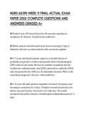 NURS 6531N WEEK 11 FINAL ACTUAL EXAM PAPER 2026 COMPLETE QUESTIONS AND ANSWERS GRADED A&plus;