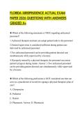FLORIDA JURISPRUDENCE ACTUAL EXAM PAPER 2026 QUESTIONS WITH ANSWERS GRADED A&plus;