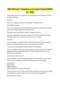 NUR 240 Exam 1 Questions and answers Newest RATED A&plus; &vert; 2026
