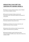 NURS6512 FINAL EXAM SCRIPT 2026 QUESTIONS WITH ANSWERS GRADED A&plus;