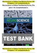 Test Bank for Neuroscience&comma; 7th Edition by Dale Purves &lpar;ISBN&colon; 978-0197572511&rpar; &ndash; Complete Guide&comma; Chapters 1&ndash;34&comma; Verified Questions and Answers