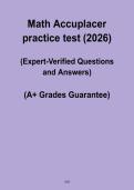 Math ACCUPLACER Practice Test PDF &ndash; 2026 Exam Prep & Solutions