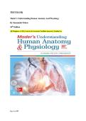 TEST BANK for Mader&rsquo;s Understanding Human Anatomy and Physiology &lpar;Nelson&rpar; 10th Edition &ndash; Complete All Chapters &lpar;1&ndash;19&rpar; &vert; Verified Answers for Exam Success