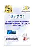PLS1502  Assignment 2 &lpar;COMPLETE ANSWERS&rpar; Semester 1 2026 - DUE 23  March 2026 &semi;100&percnt; trusted &comma;comprehensive and complete reliable solution with clear explanation
