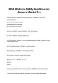 IMSA Workzone Safety Questions and Answers &lpar;Graded A&plus;&rpar;