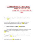 Computer&lowbar;Science&lowbar;Test&lowbar;Real&lowbar;Exam&lowbar;Question&lowbar;And&lowbar;Answers&lowbar;Latest&lowbar;Update