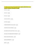 IT1 Advancement Exam Study guide &lpar;Latest Update 2026&rpar; With Correct Answers &vert;Solutions &vert;Already A&plus; Graded