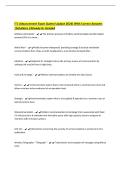 IT1 Advancement Exam &lpar;Latest Update 2026&rpar; With Correct Answers &vert;Solutions &vert;Already A&plus; Graded