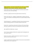 Kaplan & Sadock&rsquo;s Synopsis of Psychiatry Ch&period; 1 Part 1&sol;X &lpar;Latest Update 2026&rpar; With Correct Answers &vert;Solutions &vert;Already A&plus; Graded