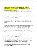 Kaplan & Sadock's Psychiatry Study Guide Overview &lpar;Latest Update 2026&rpar; With Correct Answers &vert;Solutions &vert;Already A&plus; Graded
