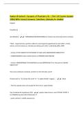 Kaplan & Sadock's Synopsis of Psych Ch 6 &lpar;Latest Update 2026&rpar; With Correct Answers &vert;Solutions &vert;Already A&plus; Graded