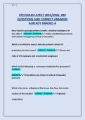 CPO&lowbar;EXAM&lowbar;LATEST&lowbar;2025&lowbar;2026&lowbar;200&lowbar;QUESTIONS&lowbar;AND&lowbar;CORRECT&lowbar;ANSWERS&lowbar;