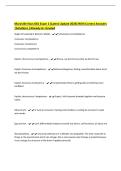 Maryville Nurs 661 Exam 1 &lpar;Latest Update 2026&rpar; With Correct Answers &vert;Solutions &vert;Already A&plus; Graded