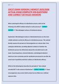 CRCST EXAM VERSION 2 NEWEST 2025&sol;2026  ACTUAL EXAM COMPLETE 250 QUESTIONS  AND CORRECT DETAILED ANSWERS