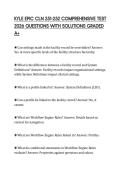 KYLE EPIC CLN 251-252 COMPREHENSIVE TEST 2026 QUESTIONS WITH SOLUTIONS GRADED A&plus;